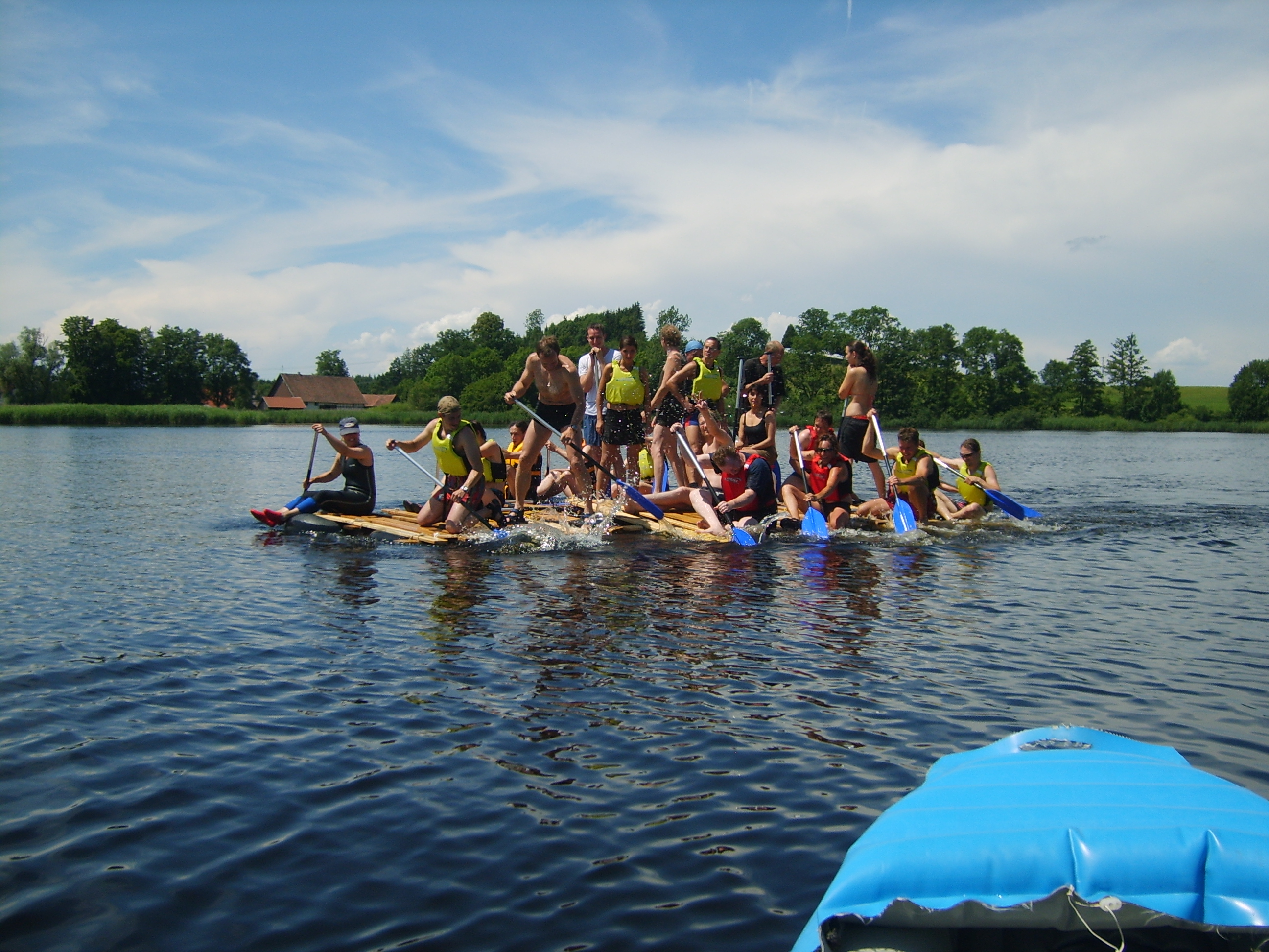 Das Floßprojekt als Teamtraining